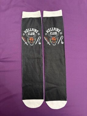 Hellfire Club Stranger Things Socks